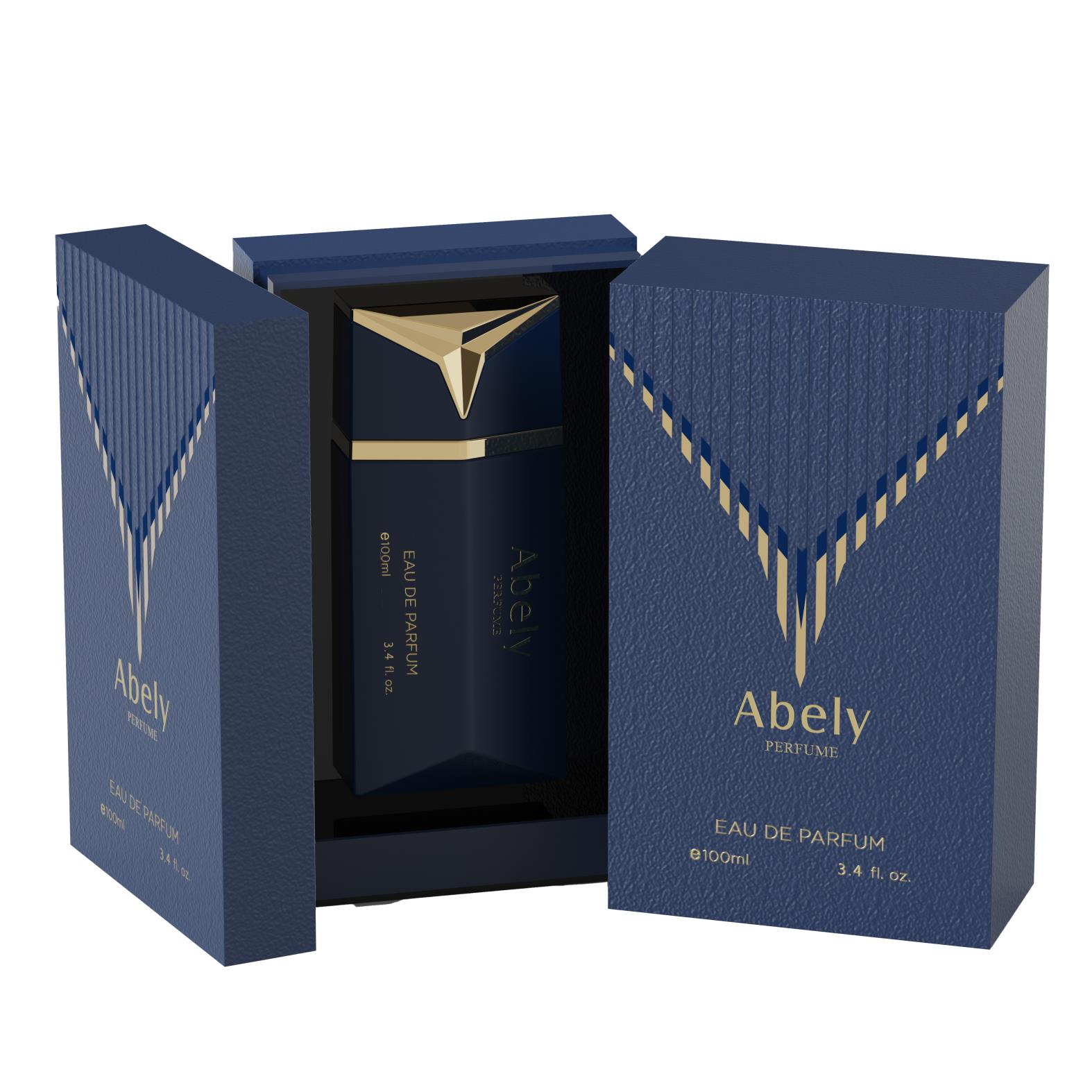 Modern stylish rigid box-Abely perfume packaging-1 Modern stylish rigid box-Abely perfume packaging-2