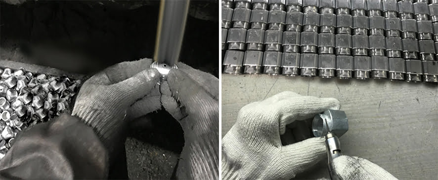 Processes of Zamac cap production
