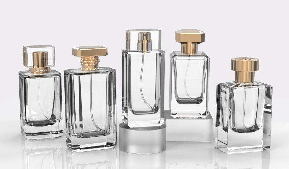 Aesthetics of glass bottles for perfume wholesale