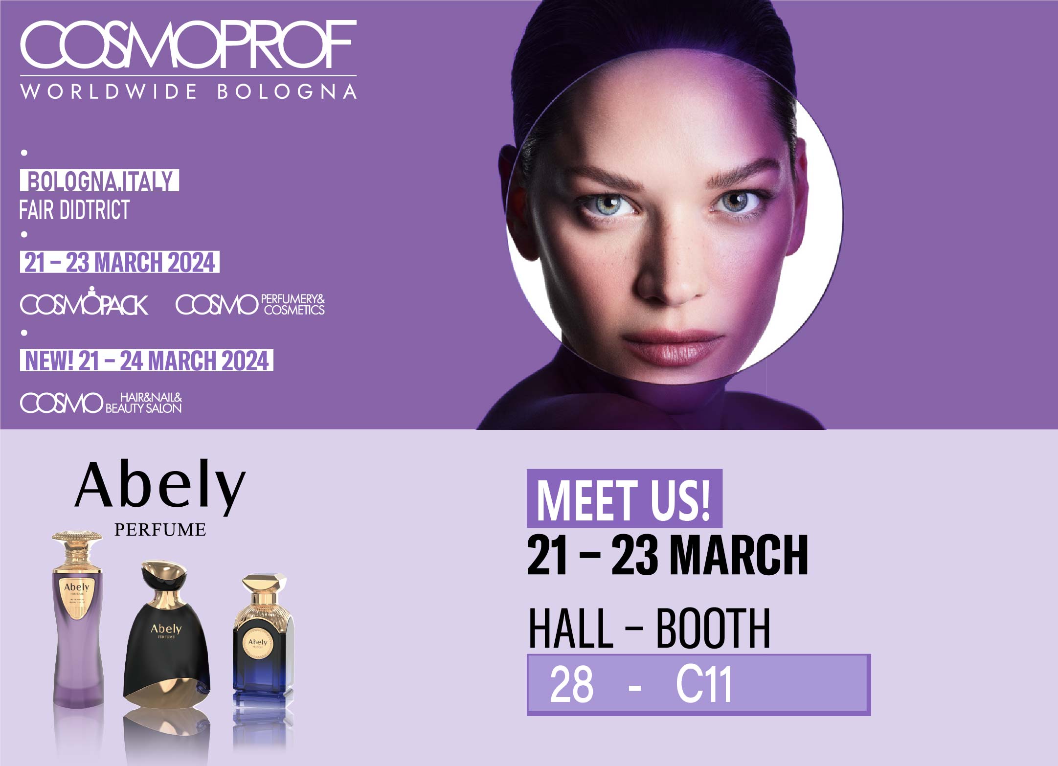 COSMOPROF WORLDWIDE BOLOGNA 2024 Www abelyperfume
