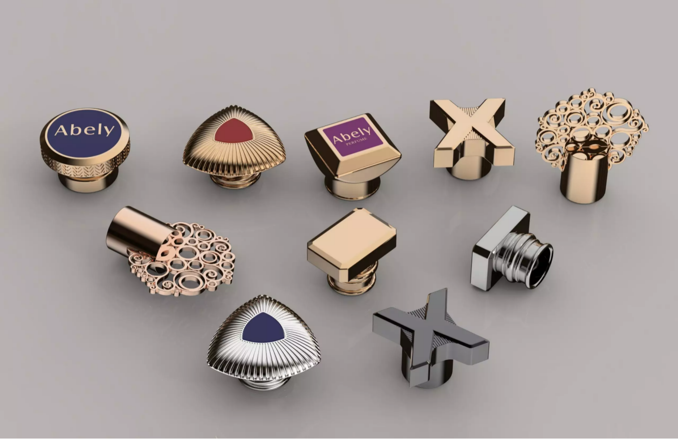 Zamac Magnetic Perfume Caps